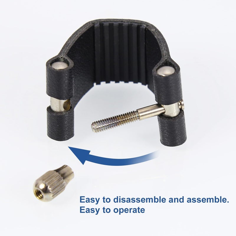 Danchet Soprano Saxophone Ligature Fastener, Leather Ligature for Soprano Saxophone Sax - Image 3